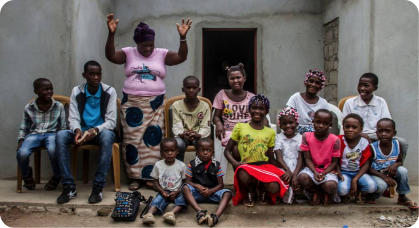 Crianças na África